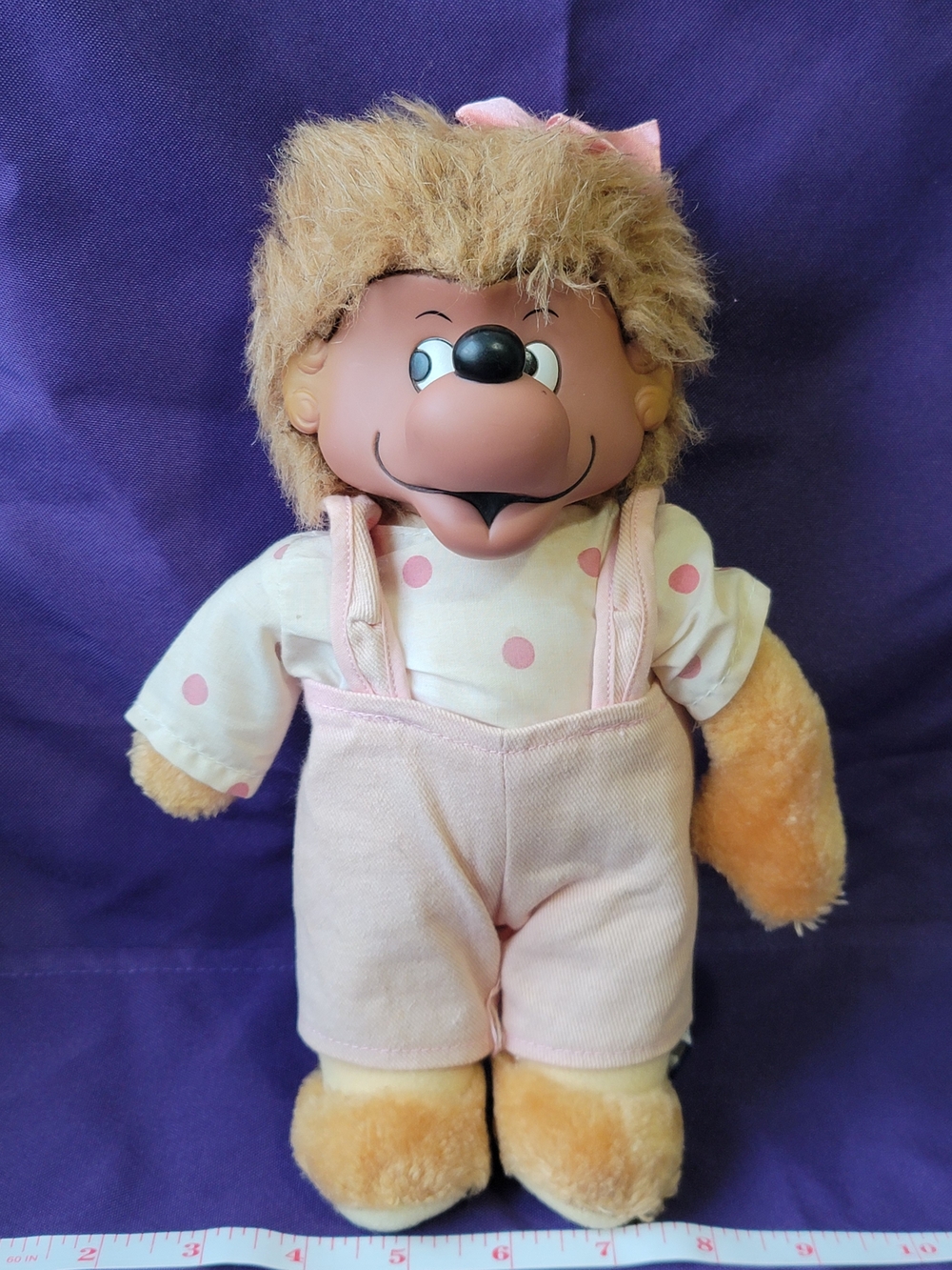 Vintage Bernstein Sister Bear 1984 Plush Rubber Face Stuffed Animal